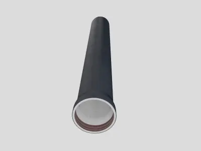 Cast iron pipes VChShG highpoly 3D model