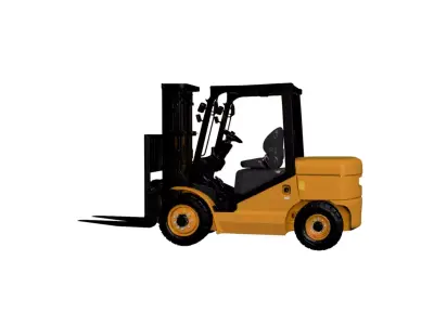 Compact Light-Duty Forklift Small Capacity Industrial Vehicle 3D model
