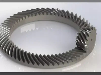 Hypoid Gear 3D model
