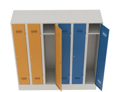 Metal Cabinet - Jordan 3D model