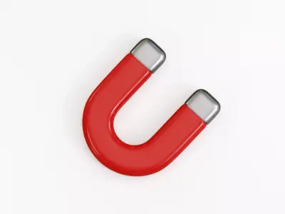 Magnet Low-poly 3D model buy
