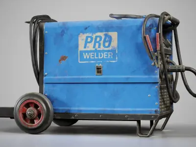 Welding machine Low-poly 3D model order