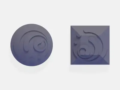Hydro element - Vision rune 3D print model