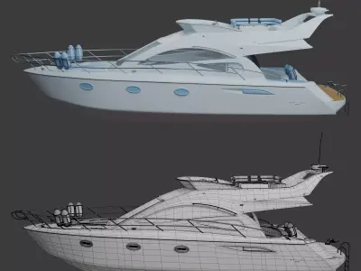 Yacht 3D model