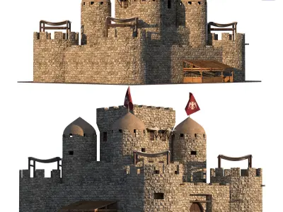 castle of the crusades 3D model