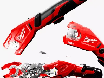 Stainless Steel Pipe Cutter 3D model