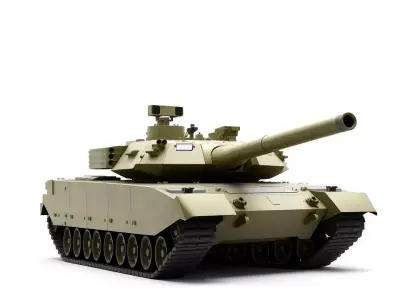 Desert Camouflage Tank model pack Low-poly 3D model buy