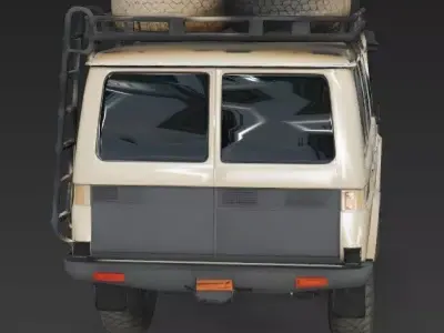 Realistic Expedition SUV 3D Model Low-poly 3D model