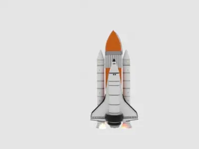 Spaceship 3D model purchase