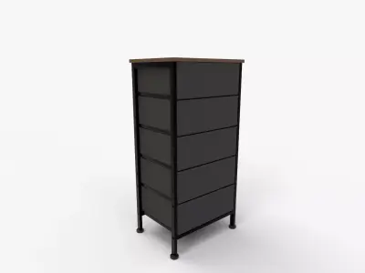 Somdot 5-Drawer Tall Dresser 3D model