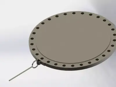 manhole cover 3D model