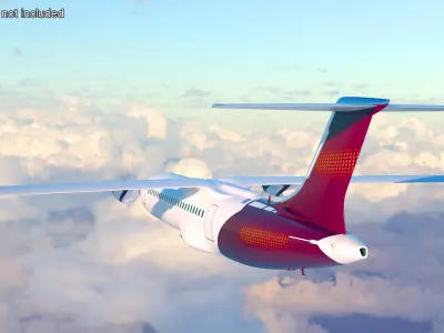  Concept Modern Aircraft Turboprop 