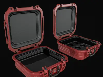 Special Military Weapons Cases pack Low-poly 3D model