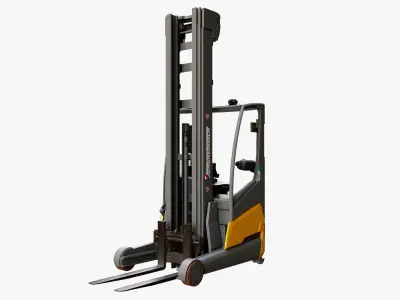 Jungheinrich ETV 216i Reach truck Low-poly 3D model