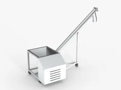 Screw Conveyor 3D model shop