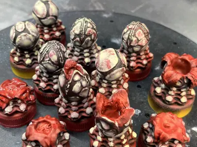 space bugs eggs 3D print model