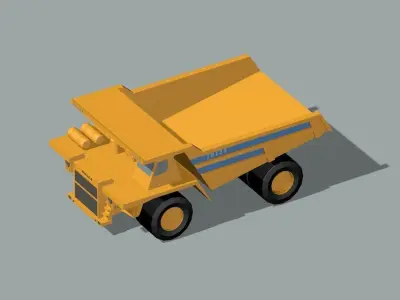 BELAZ dump truck 3D model