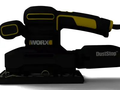 Realistic Sander Machine 3D Model 3D model