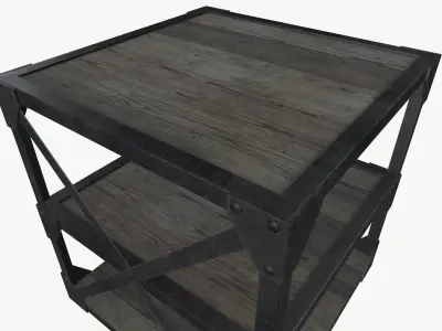 industrial table 3D model purchase