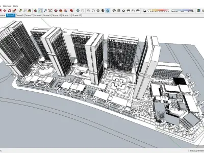 Sketchup Building 268 3D model