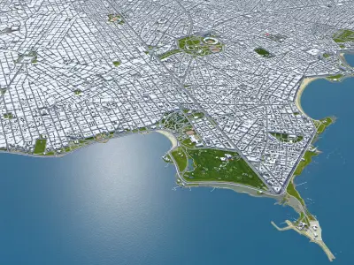 Montevideo Uruguay 3D model