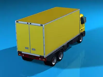 Truck two trucks 3D model