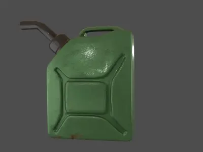 Jerry Can Low-poly 3D model order