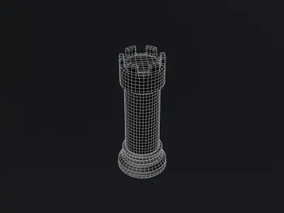 Rook classic  Free 3D print model