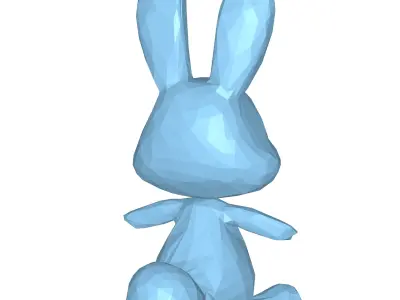 Rabbit Low Poly 3D model