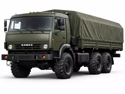 Military Cargo Truck Tactical Transport Utility Vehicle 3D model