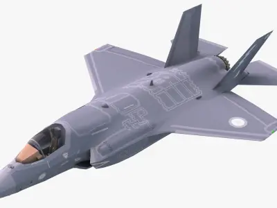 F35B Royal Air Force 3D model