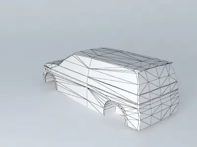 Offroad SUV Template Free 3D model