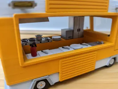 Overcooked food truck 3D print model