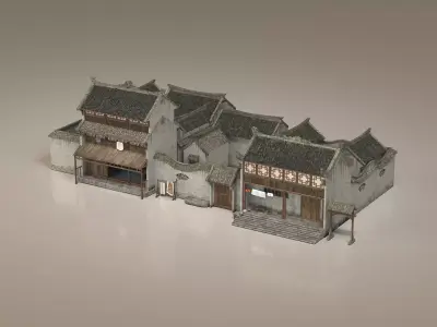 Ancient architecture 3D model
