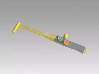 Cutting torch 3D model