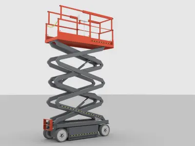 Sky Jack Scissor Lift 3D model
