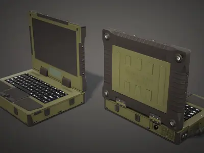 Defense Line Vol7 - Military Operations Hub Low-poly 3D model