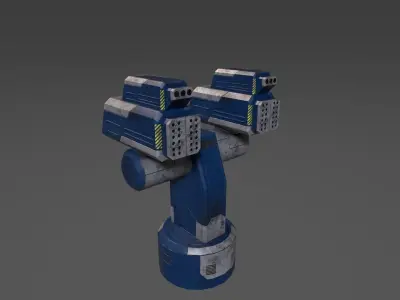 Si Fi assets pack Low-poly 3D model