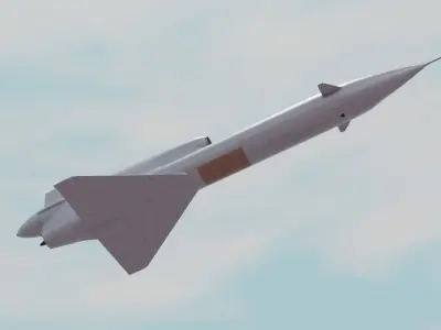 Tu-243 Reys-D Low-poly 3D model