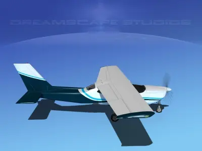 Cessna 177RG Cardinal  V12 3D model