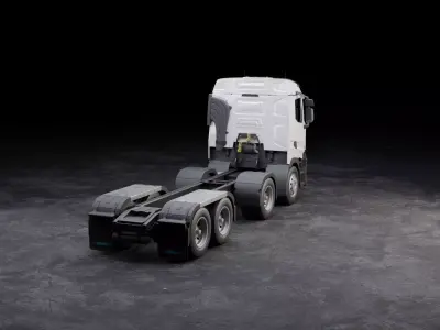 Renault Trucks T 2024 2025  European Heavy Truck 3D Model Low-poly 3D model