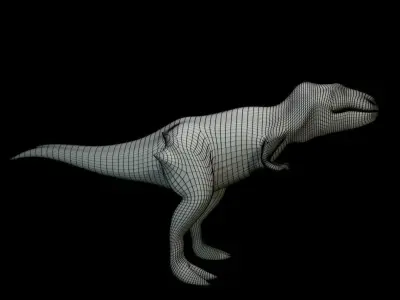Low-poly Tyrannosaurus Rex Low-poly 3D model
