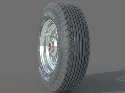 wheel Rim Tire 23 3D model