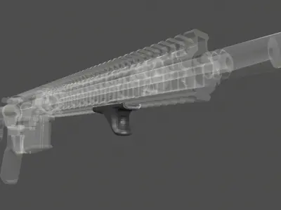 Larue Tactical Handstop Low-poly 3D model