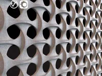 Decorative 3D Panel 3D model