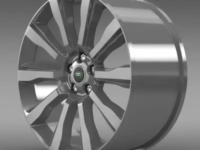 RangeRover Supercharged rim 3D model