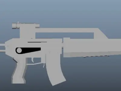 M4 Gun Free low-poly 3D model