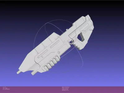 HALO Assault Rifle MA5B Basic Model 3D model