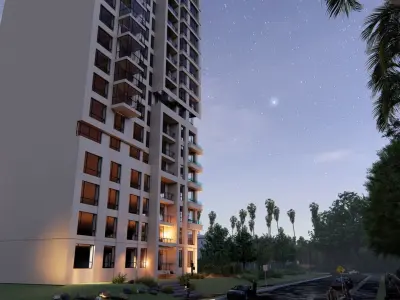 Highrise Building 05 3D model