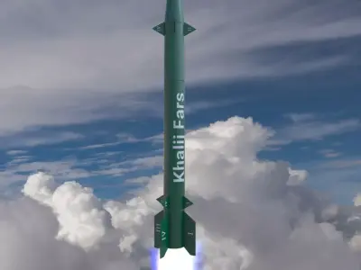 Iranian Khalij Fars Cruise Missile 3D model